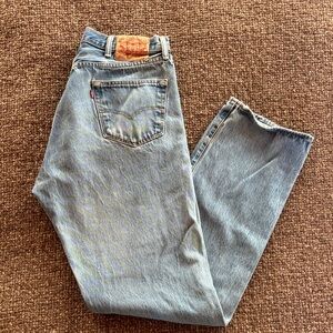 Distressed Levi’s 501 Jeans